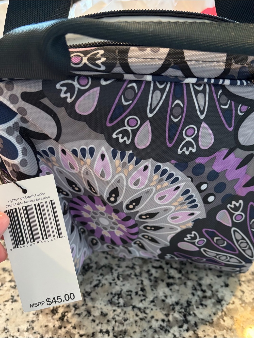 NWT Vera Bradley Lunch Tote – Insulated Lunch Bag – Never Used